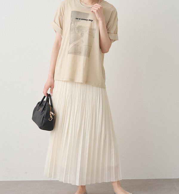  「■セットフェア対象■テキストアートプリントTシャツ」|プルオーバー|
