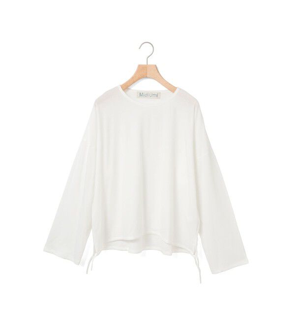 MidiUmi「MidiUmi ドローストリングプルオーバー」|Tシャツ・カットソー|オフホワイト