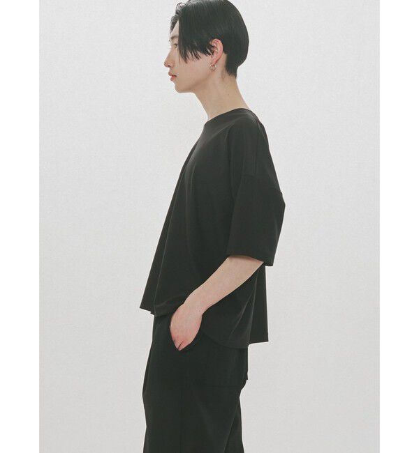 MIDIUMISOLID「MIDIUMISOLID エッセンシャルワイドTシャツ」|Tシャツ・カットソー|