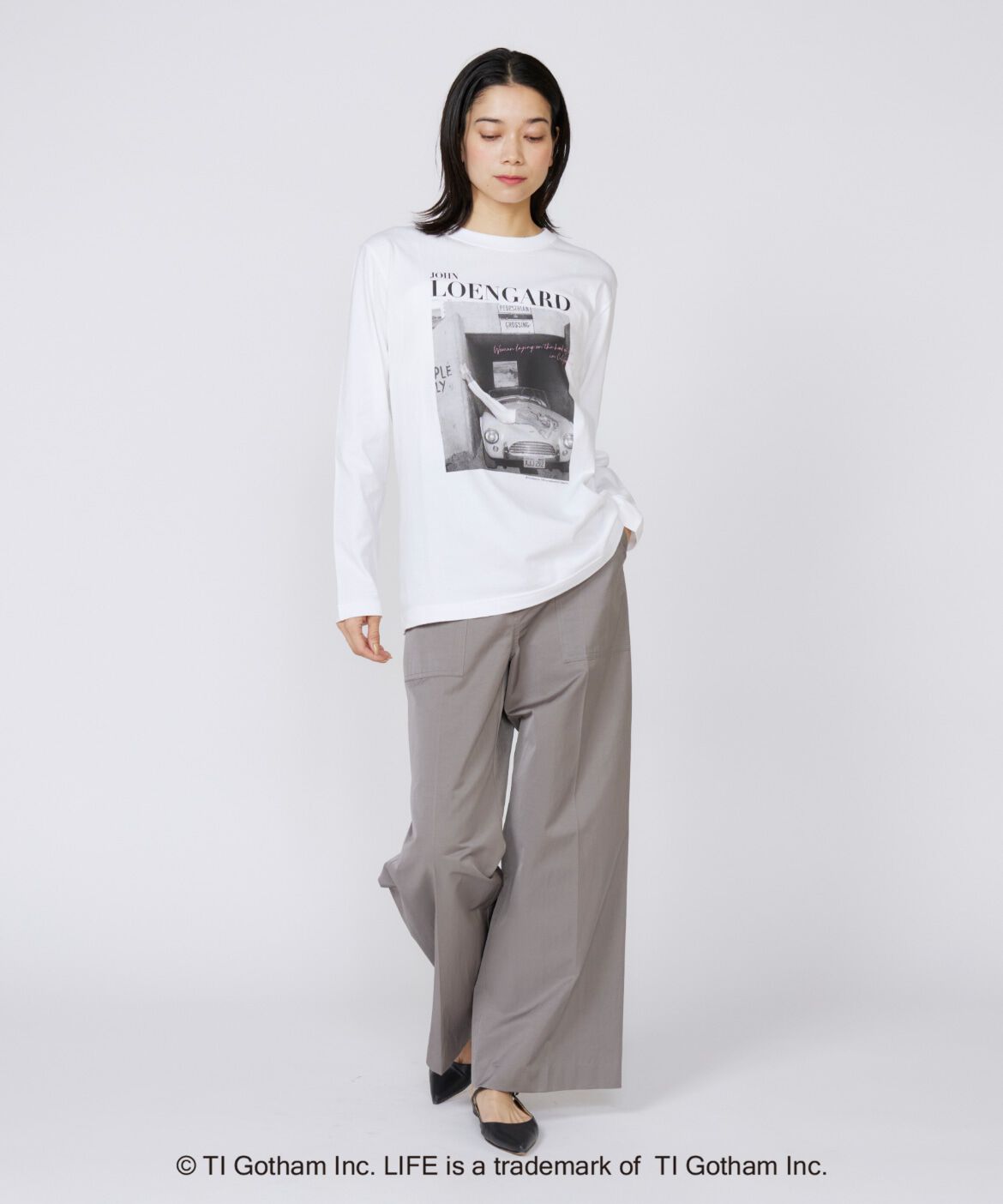 INED「《SUPERIOR CLOSET》LIFE PICTURE COLLECTION ﾛﾝｸﾞｽﾘｰﾌﾞﾌｫﾄTｼｬﾂ《GOOD R」|Tシャツ・カットソー|