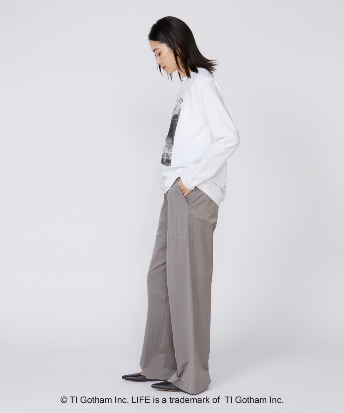 INED「《SUPERIOR CLOSET》LIFE PICTURE COLLECTION ﾛﾝｸﾞｽﾘｰﾌﾞﾌｫﾄTｼｬﾂ《GOOD R」|Tシャツ・カットソー|