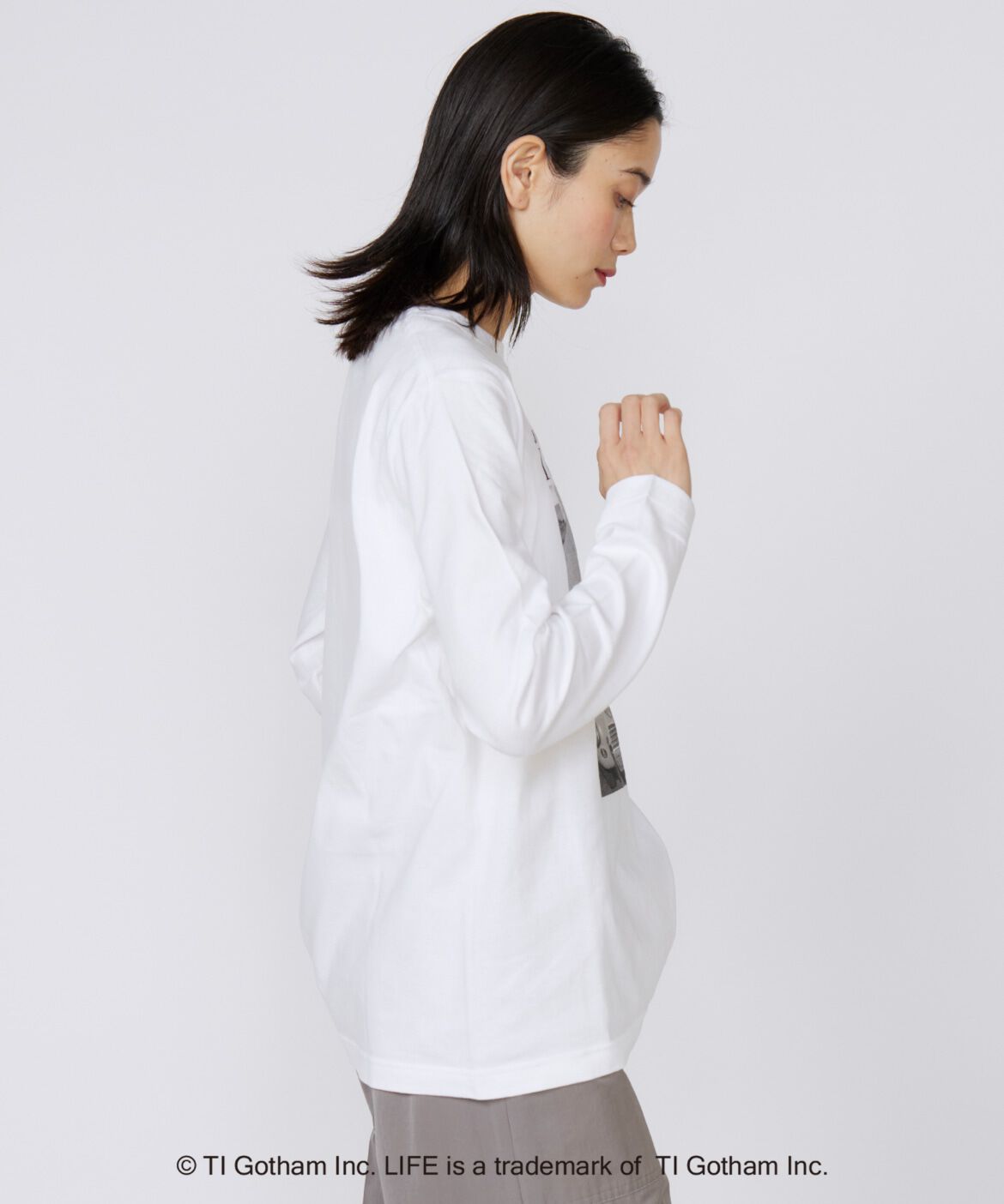 INED「《SUPERIOR CLOSET》LIFE PICTURE COLLECTION ﾛﾝｸﾞｽﾘｰﾌﾞﾌｫﾄTｼｬﾂ《GOOD R」|Tシャツ・カットソー|