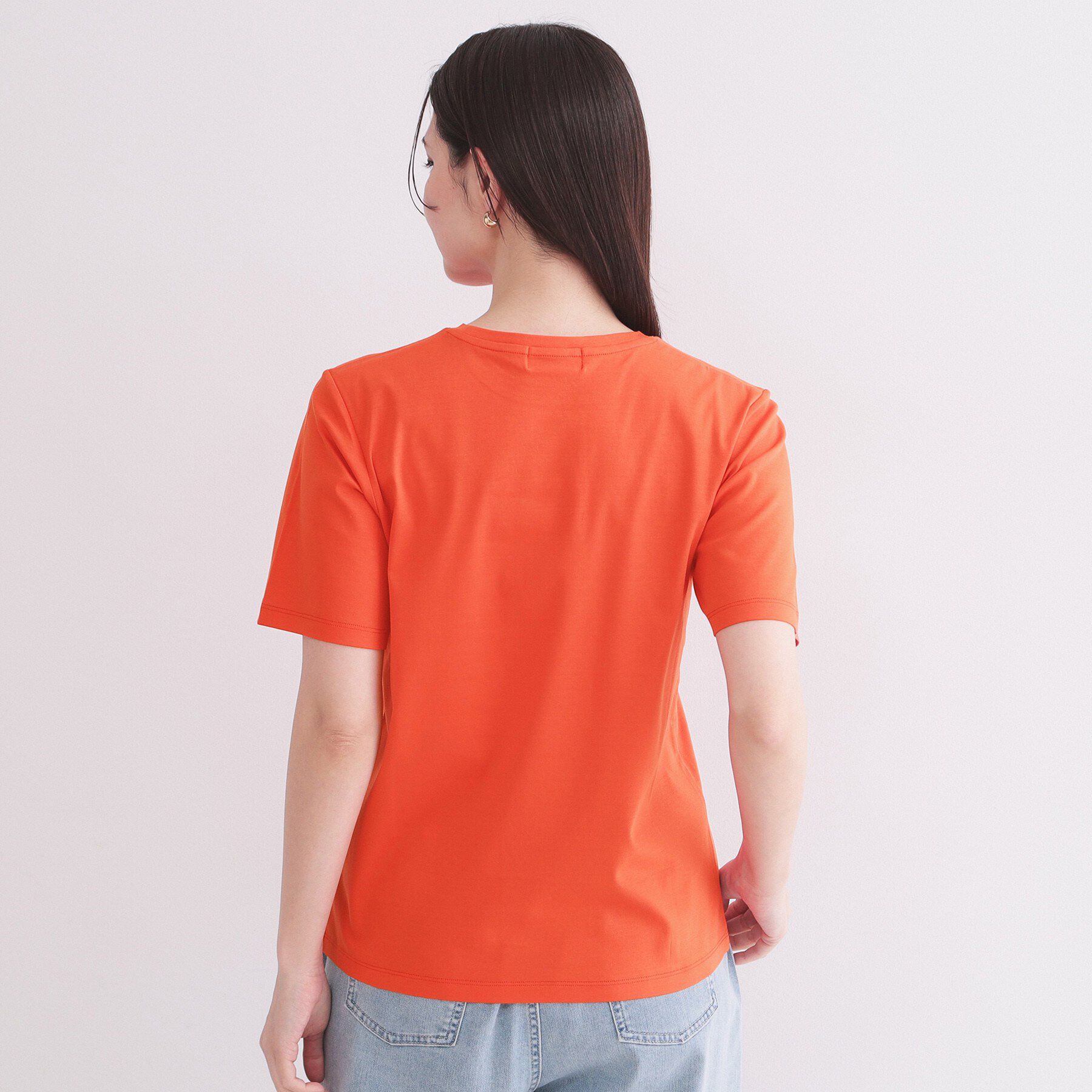 OPAQUE.CLIP「ベーシックTシャツ／オーガニックコットン混【洗濯機OK】」|Tシャツ・カットソー|