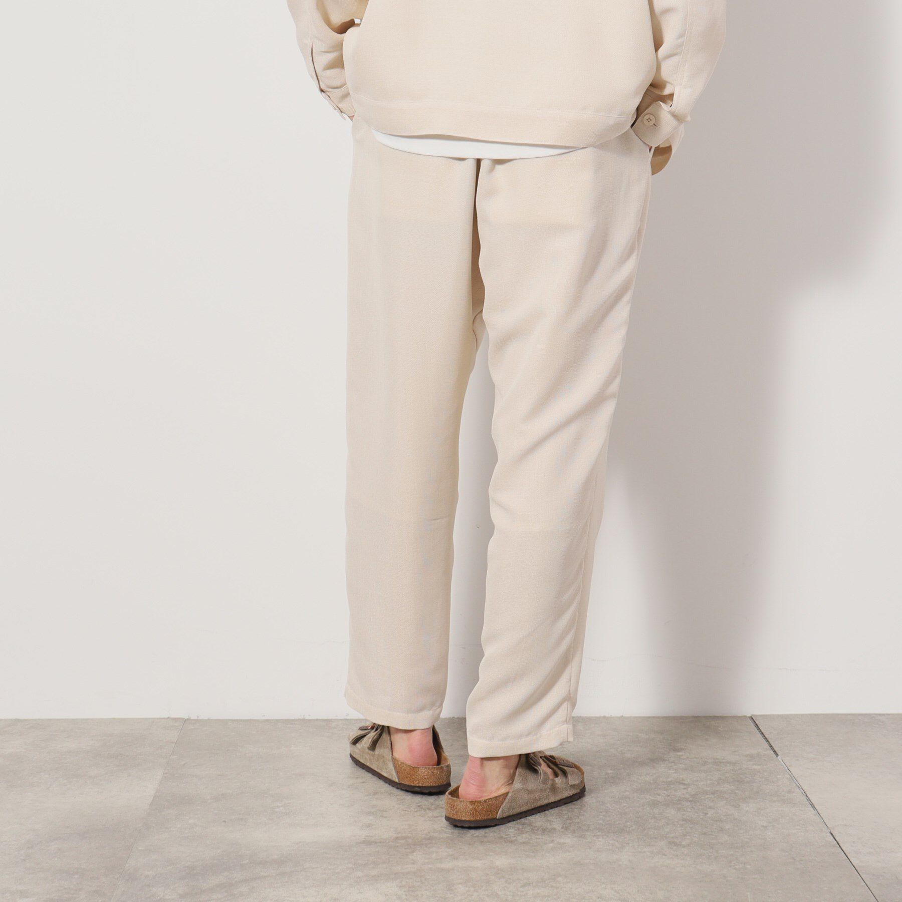 THE SHOP TK「パナマメッシュ ワイドパンツ セットアップ可」|その他|