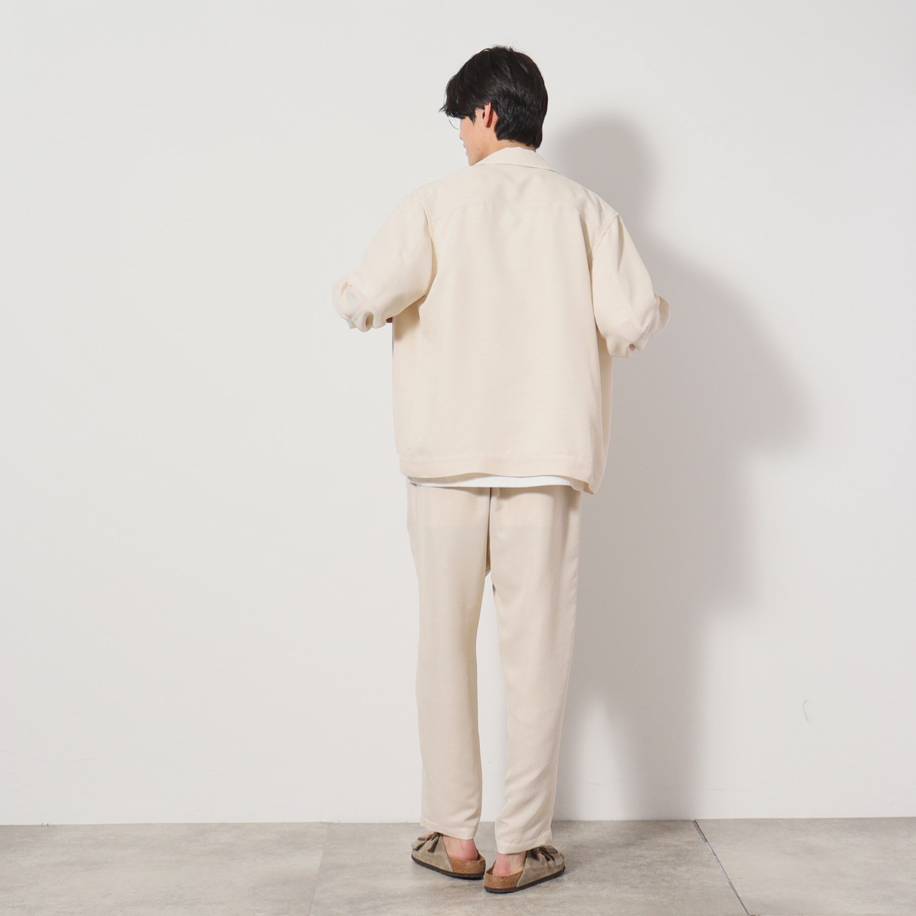 THE SHOP TK「パナマメッシュ ワイドパンツ セットアップ可」|その他|