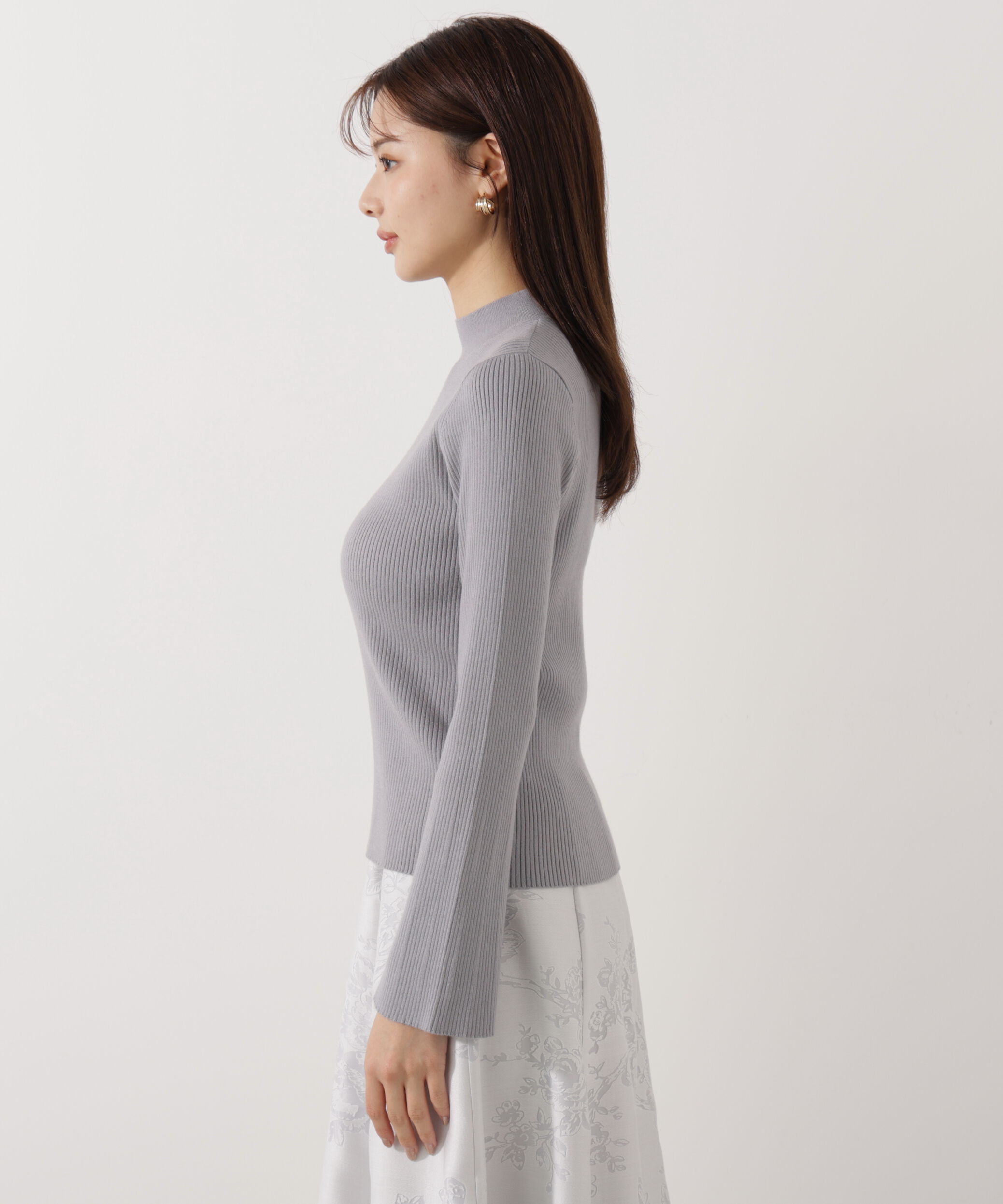 PROPORTION BODY DRESSING「モックネックベーシックニット」|ニット・セーター|