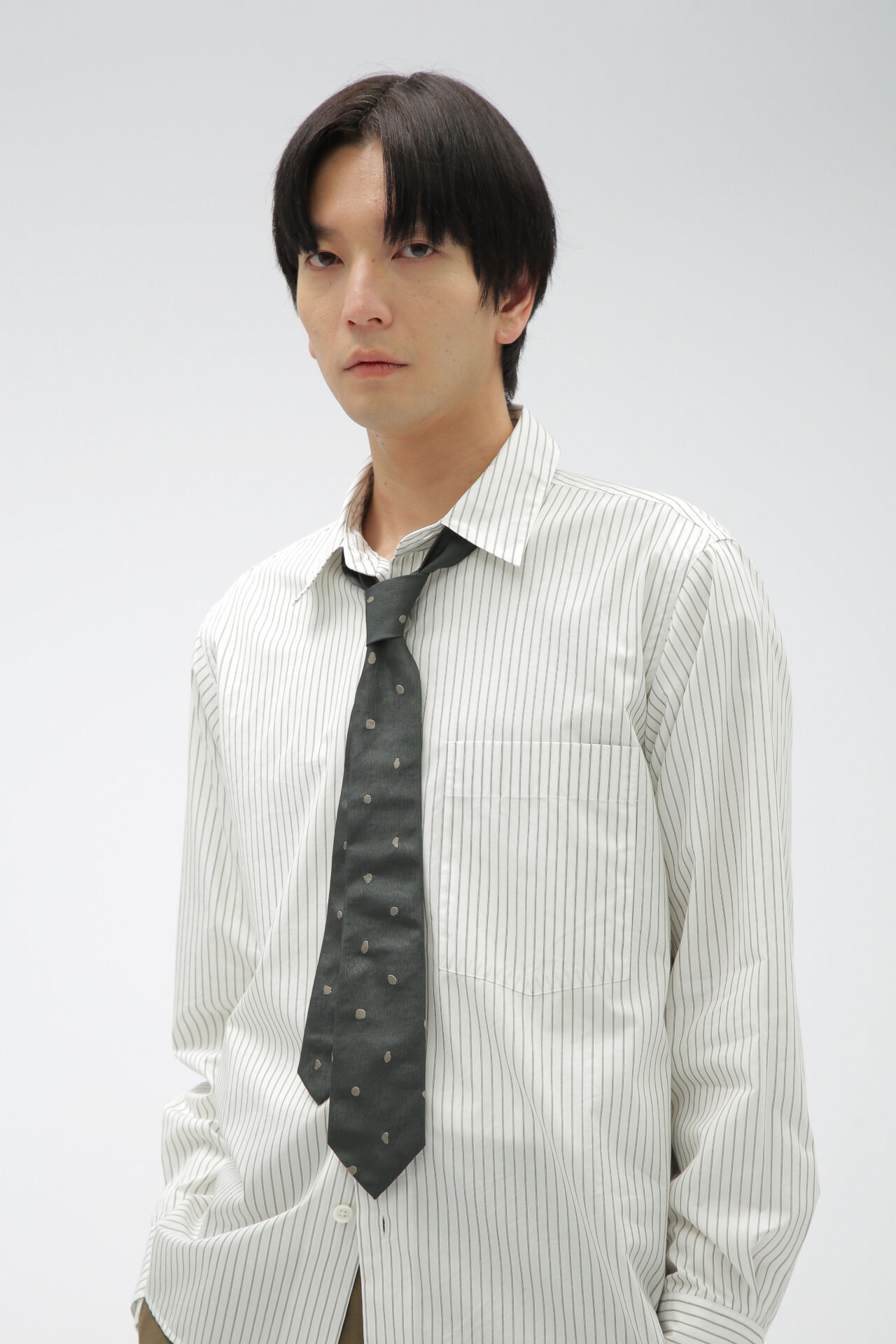 MARGARET HOWELL「PAINTERLY SPOT TIE」|ネクタイ・蝶ネクタイ|