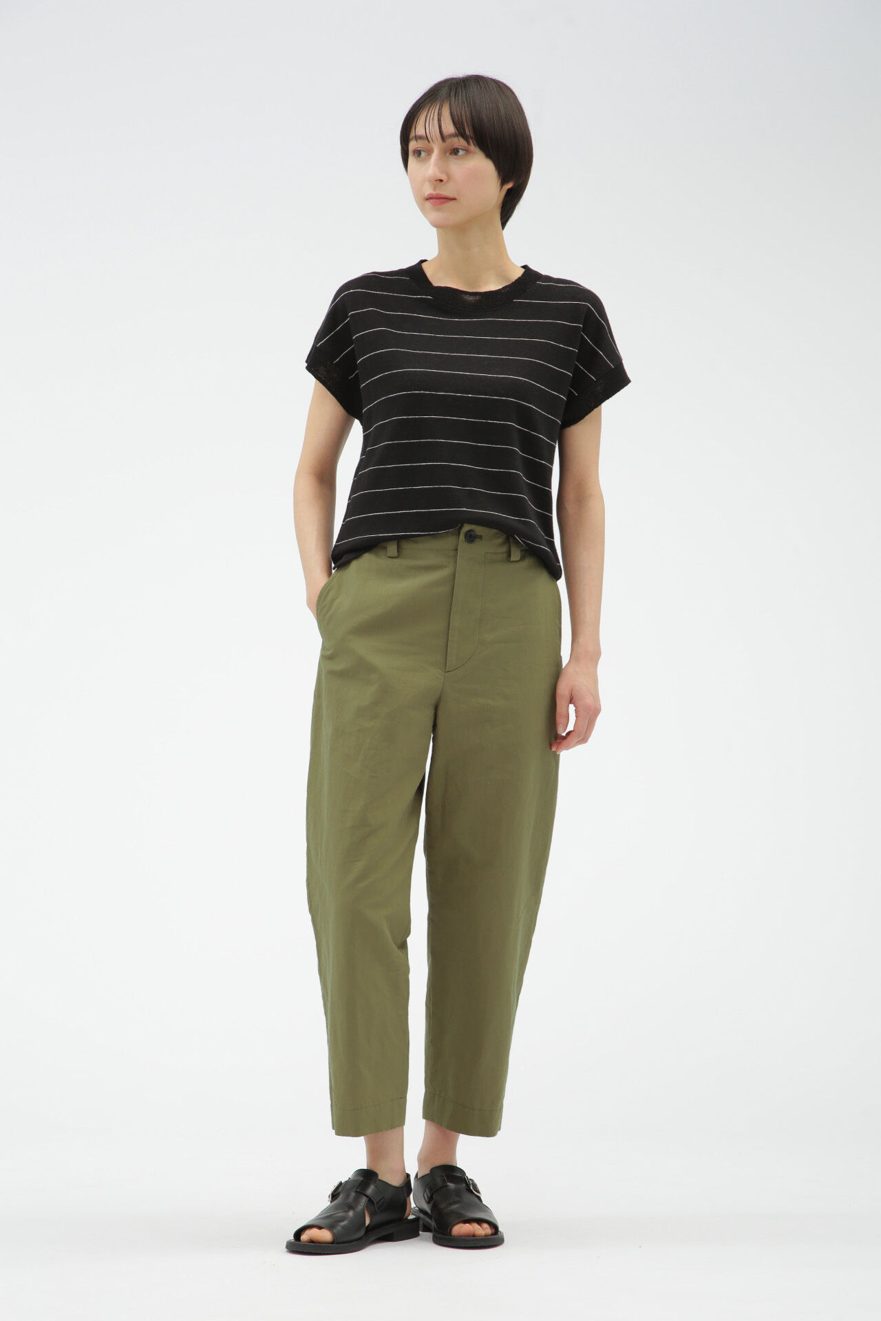  「PLAIN WEAVE COTTON LINEN TROUSERS」|その他|