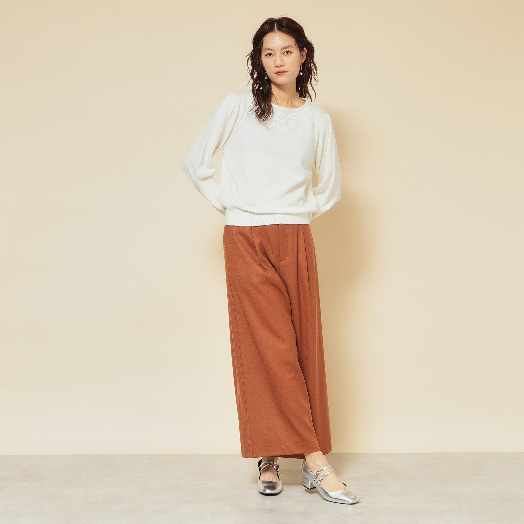 SunaUna「【上品/華やか】クラフトニット」|ニット・セーター|