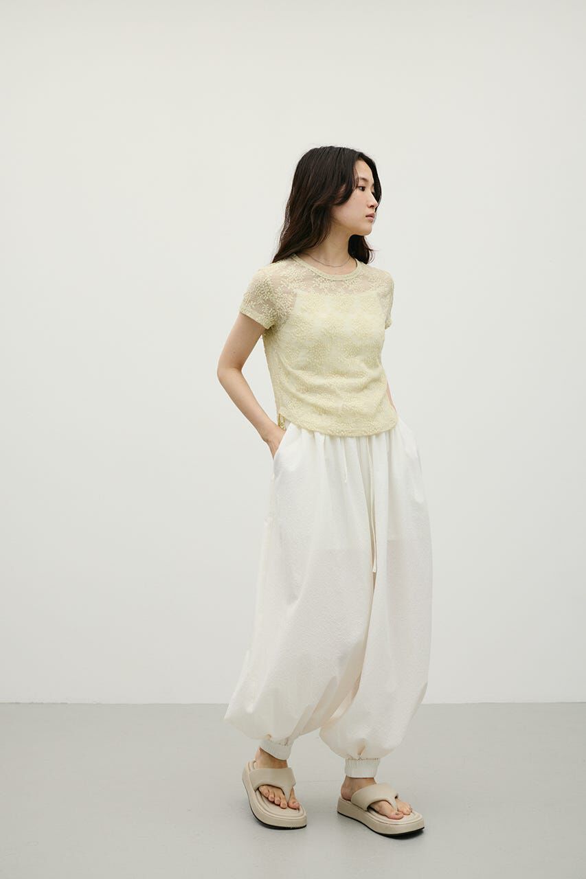 STYLEMIXER「ジャガードレースカットトップ」|Tシャツ・カットソー|