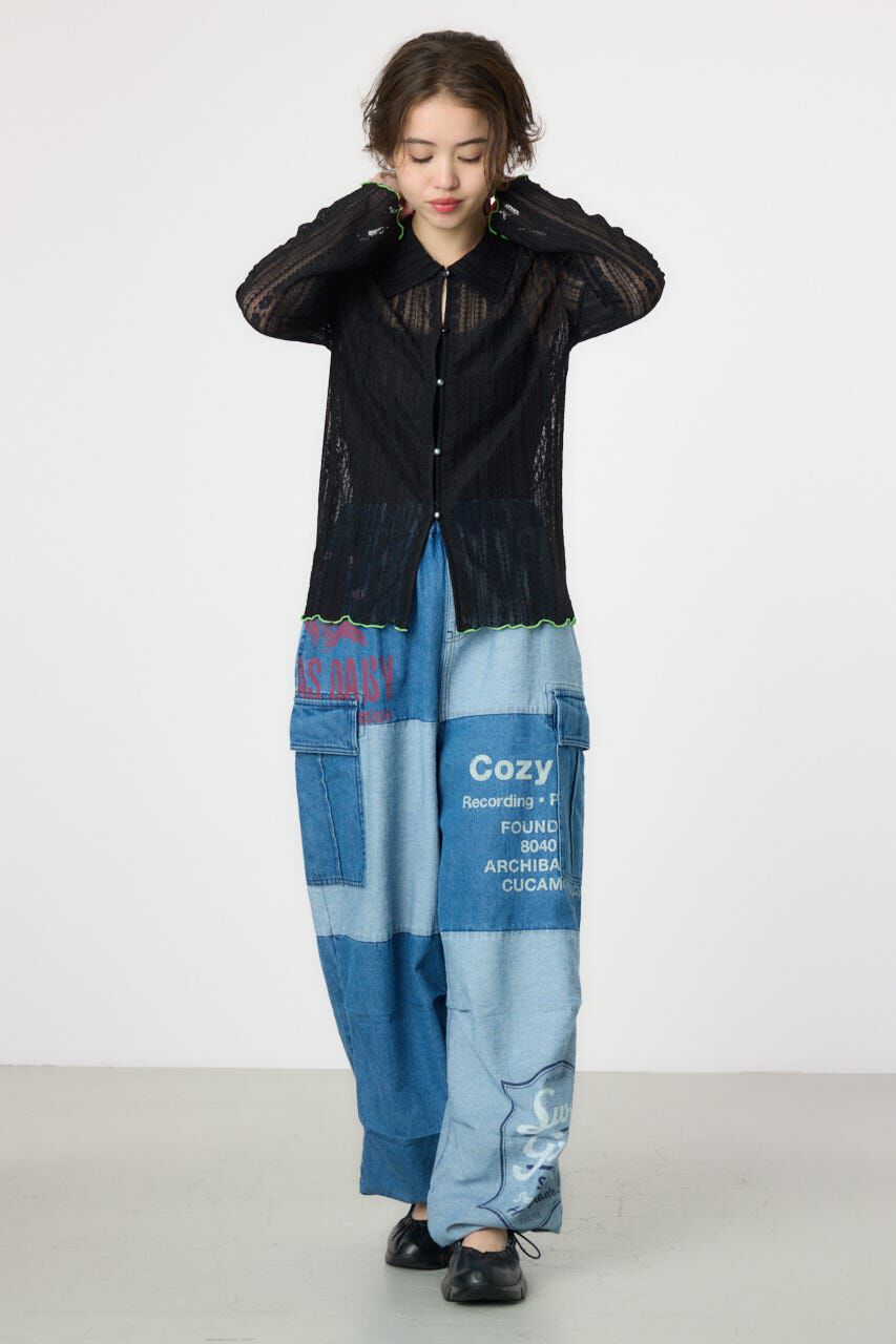 RODEO CROWNS「POINT COLOR シアーシャツ」|Tシャツ・カットソー|