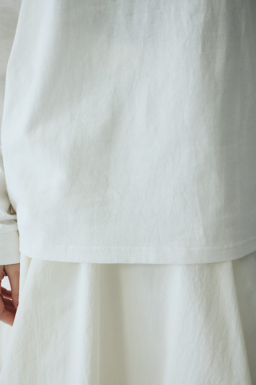 HeRIN.CYE「Side print long T-shirt」|Tシャツ・カットソー|