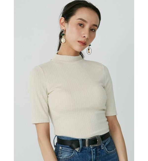 EVRIS「BACK OPEN タートルTOPS」|Tシャツ・カットソー|