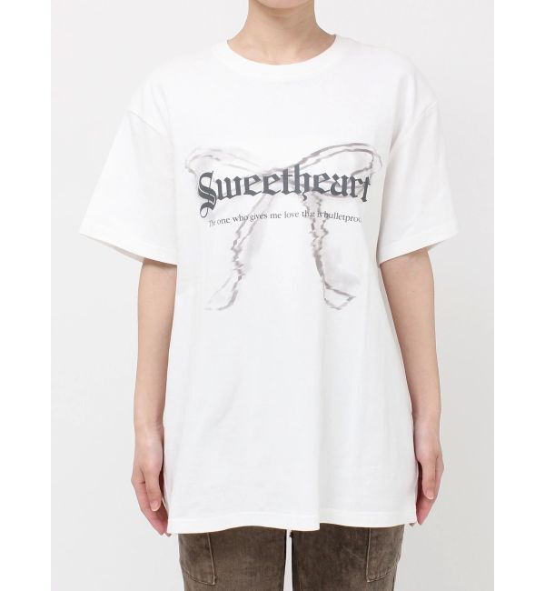EVRIS「フロントリボングラフィックBIG Tシャツ」|Tシャツ・カットソー|