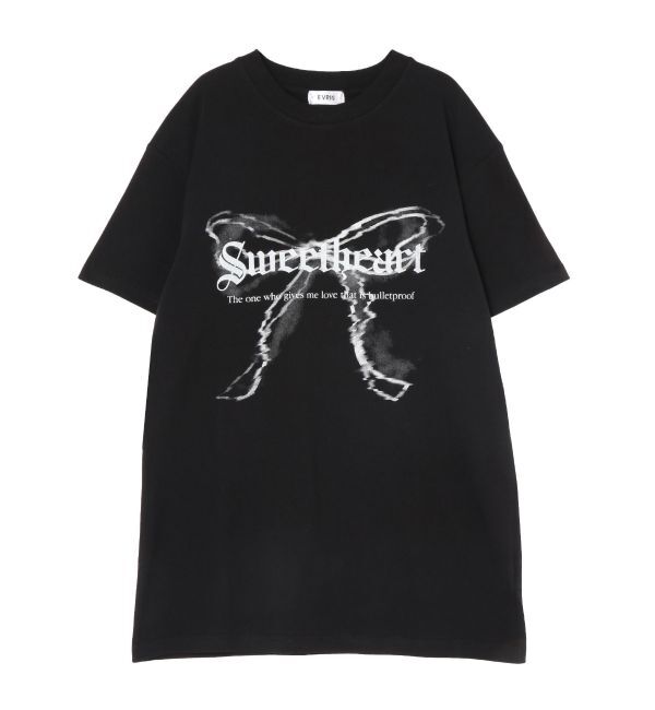 EVRIS「フロントリボングラフィックBIG Tシャツ」|Tシャツ・カットソー|