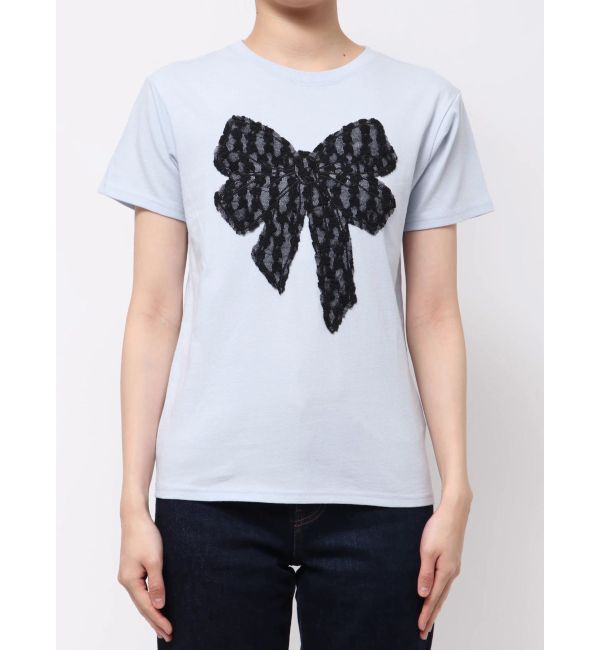 jouetie「リボンドッキングTシャツ」|Tシャツ・カットソー|