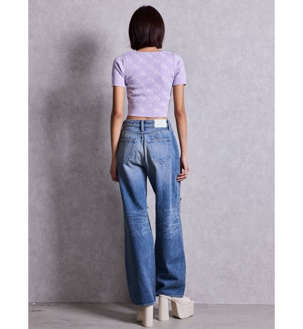 GYDA「GG jacquardラメニットTOPS」|ニット・セーター|
