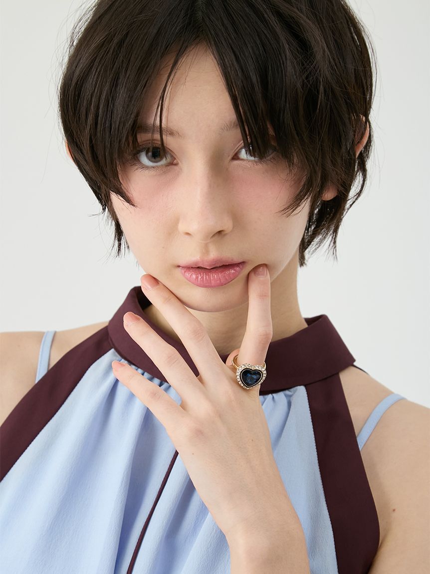LILY BROWN「ハートストーンリング」|リング|