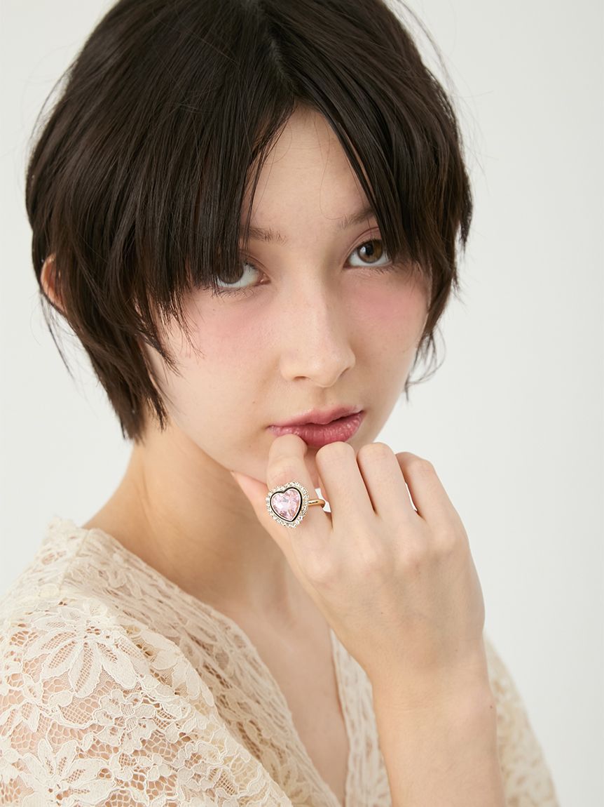 LILY BROWN「ハートストーンリング」|リング|