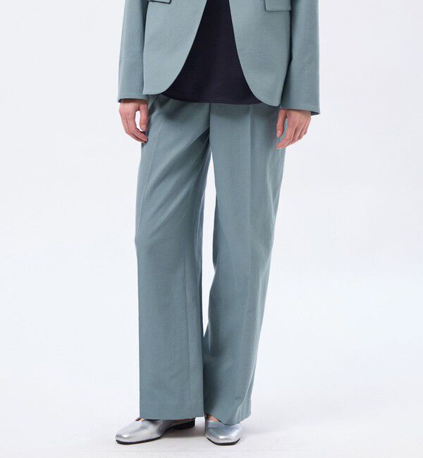 MACKINTOSH PHILOSOPHY「【MP STANDARD TROUSERS 001 WIDE FIT】DRY OXFORD製」|その他|ブルー