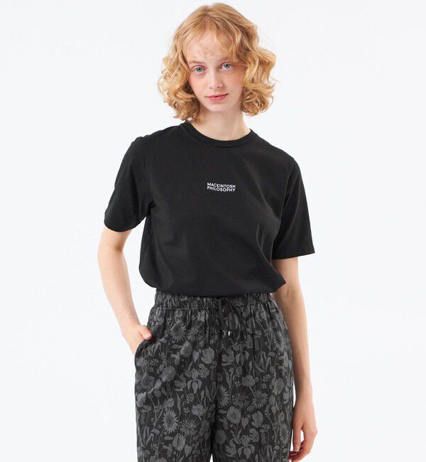 MACKINTOSH PHILOSOPHY「【WEB&一部店舗限定】ベーシックロゴT」|Tシャツ・カットソー|ブラック