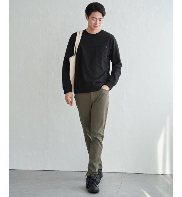 ikka「【雑誌MonoMax4月号掲載】DRYダンボールWフェイストレロンT「小泉孝太郎さん着用モデル」」|Tシャツ・カットソー|