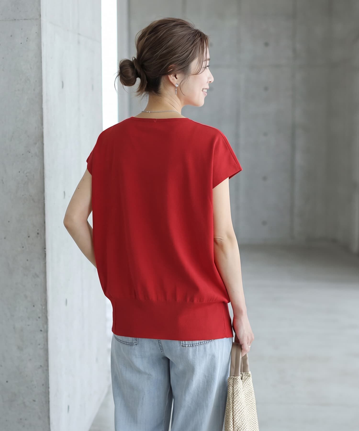 STYLE DELI「【selection】ハリ感スムースフレンチプルオーバー」|Tシャツ・カットソー|