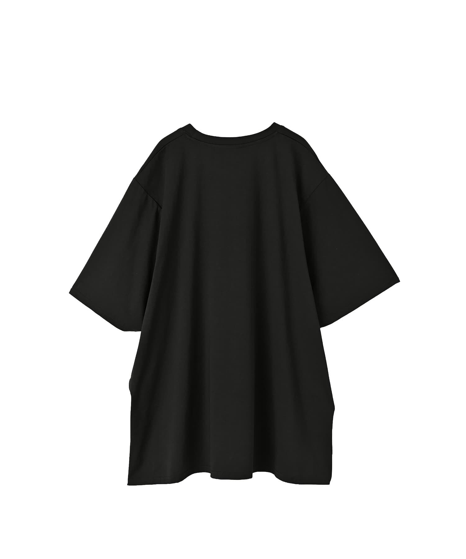 STYLE DELI「【BLK001】ゆったりシルエット五分袖ドルマンTシャツ」|Tシャツ・カットソー|