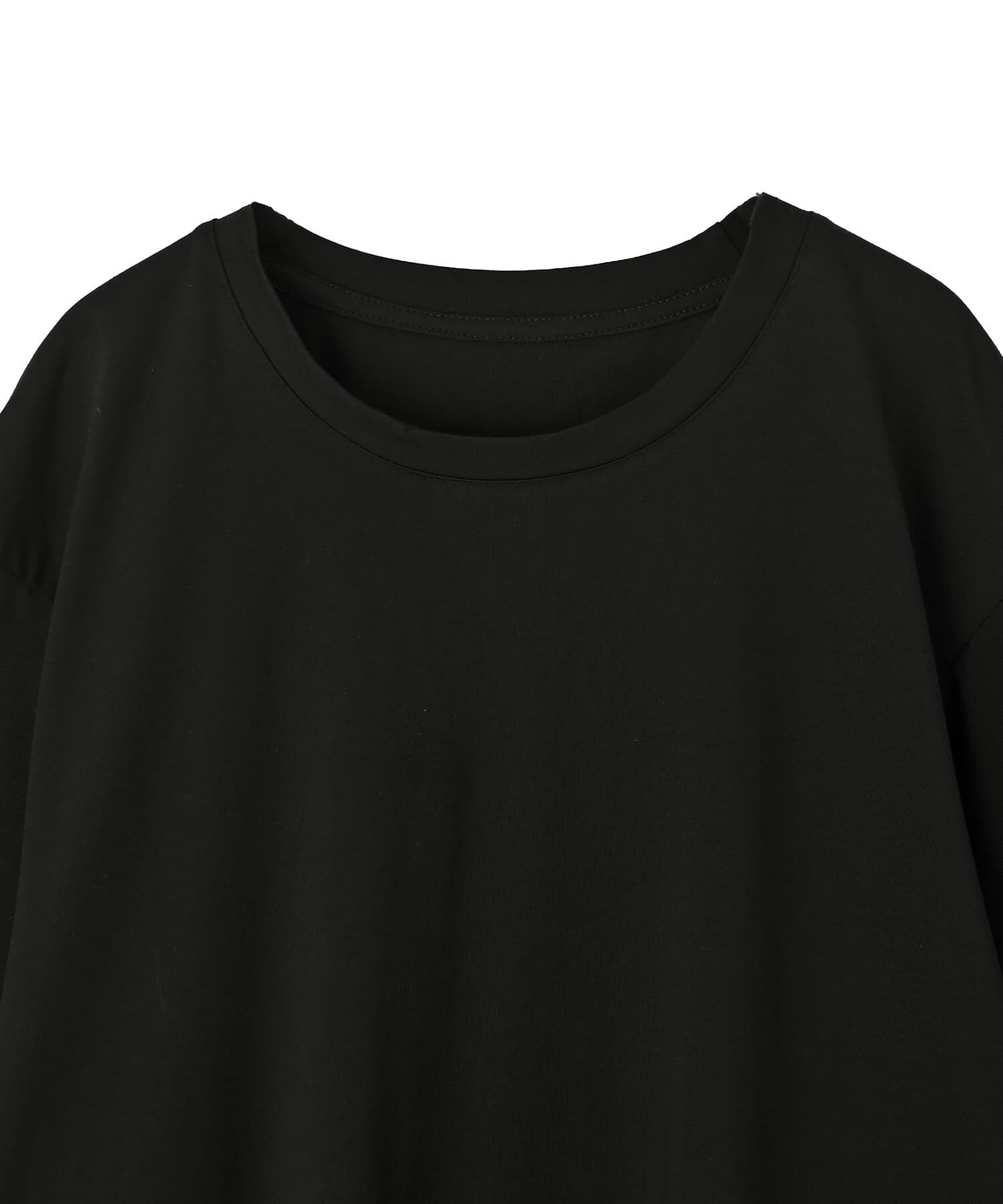 STYLE DELI「【BLK001】ゆったりシルエット五分袖ドルマンTシャツ」|Tシャツ・カットソー|
