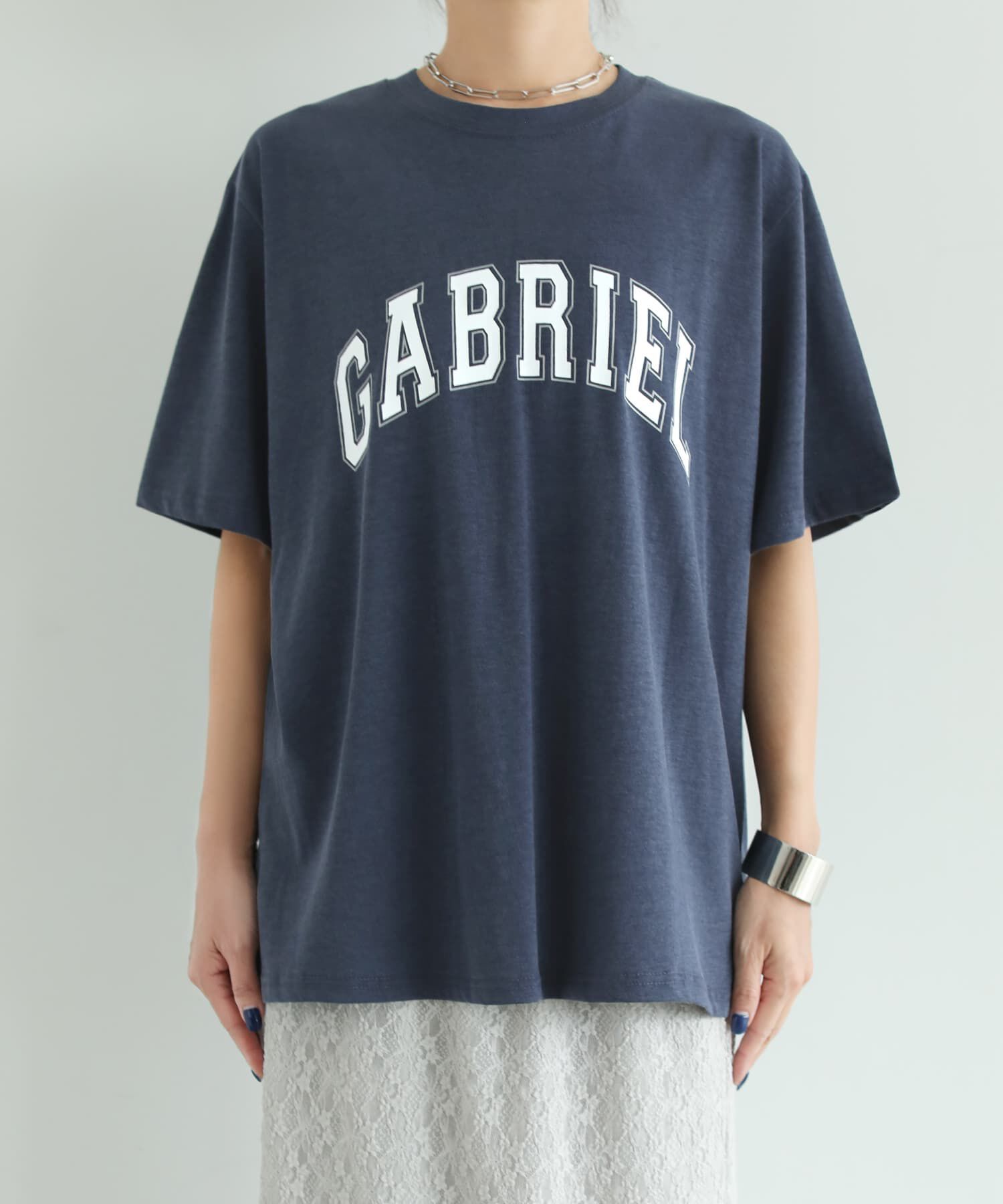 STYLE DELI「質感加工ロゴTシャツ／GABRIEL」|Tシャツ・カットソー|