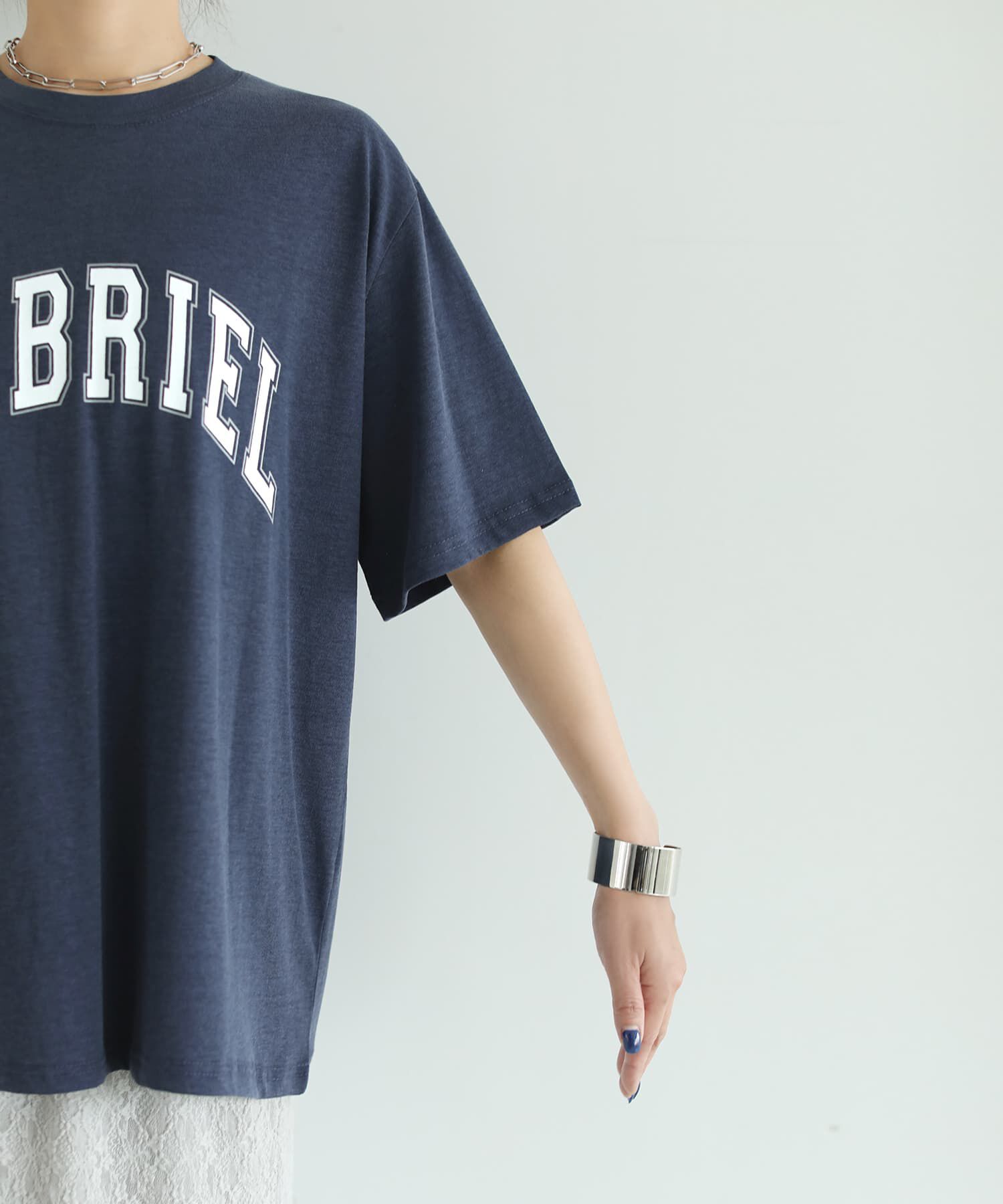 STYLE DELI「質感加工ロゴTシャツ／GABRIEL」|Tシャツ・カットソー|