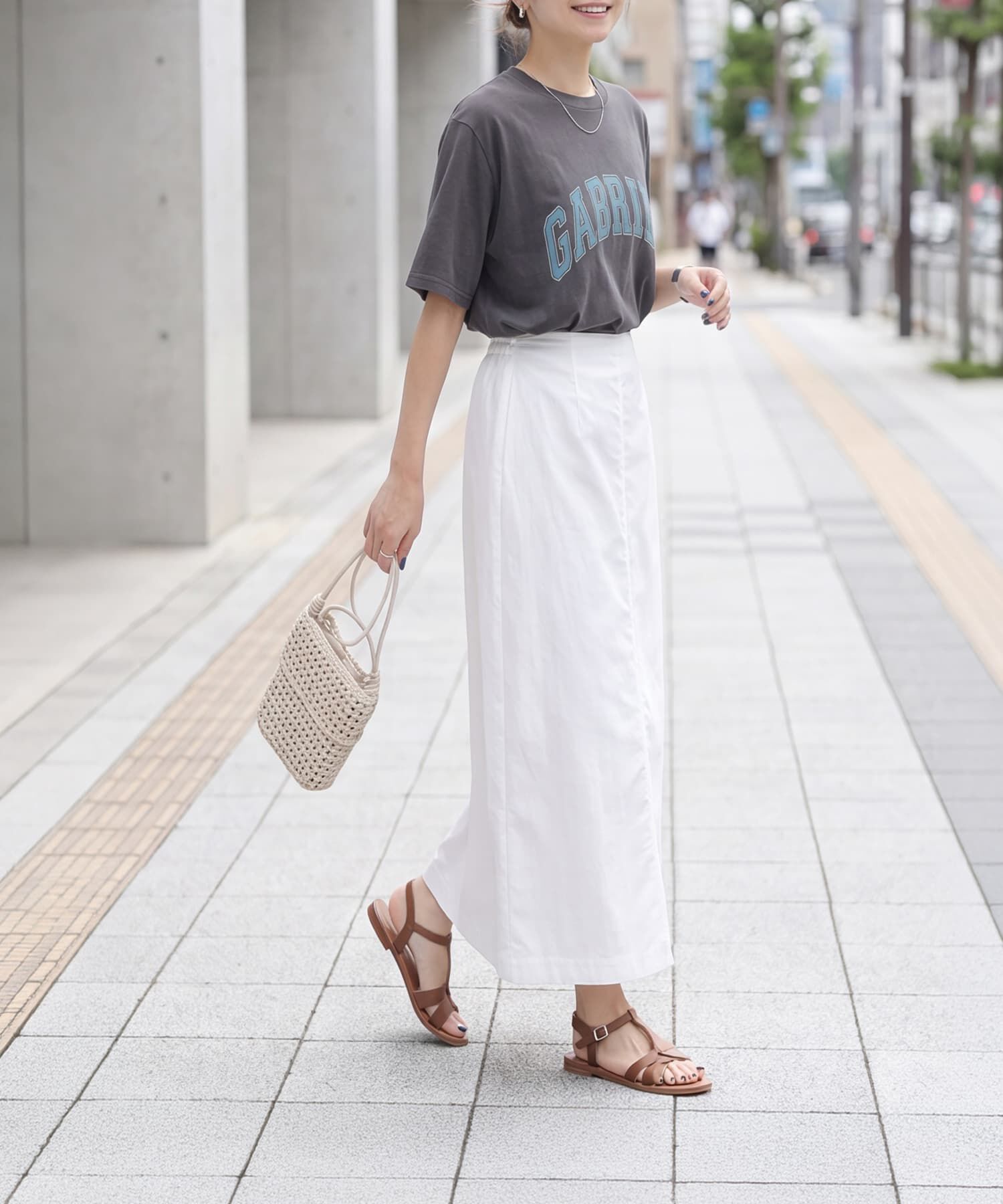 STYLE DELI「質感加工ロゴTシャツ／GABRIEL」|Tシャツ・カットソー|