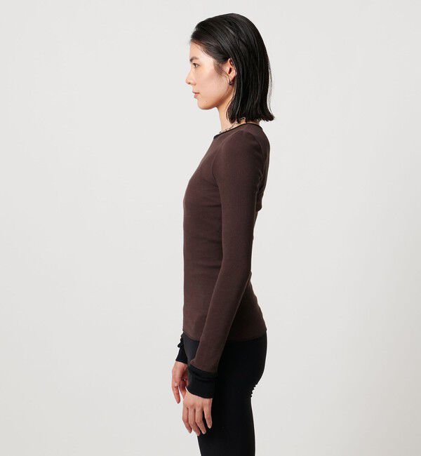 UNITED ARROWS「＜TO UNITED ARROWS＞リブ ロングスリーブ カットソー」|Tシャツ・カットソー|
