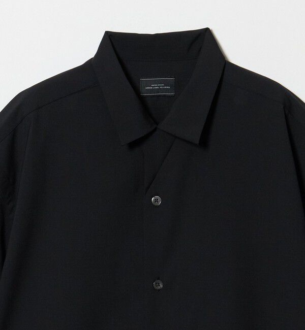 UNITED ARROWS green label relaxing「ウォッシャブルトロ オープンカラー シャツ -ストレッチ-」|シャツ・ブラウス|