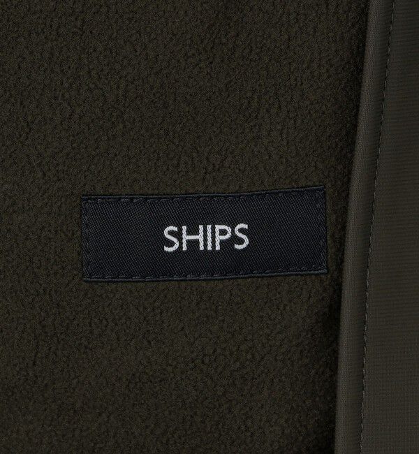 SHIPS「SHIPS:〈洗濯機可能〉ポンチ 裏フリース ストレッチ マウンテン パーカー」|ブルゾン・スタジャン|
