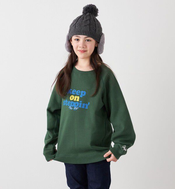 SHIPS any「【SHIPS any別注】Collegiate Pacific:〈洗濯機可能〉プリント & 刺繍 スウェット<KIDS>」|スウェット・ジャージ|