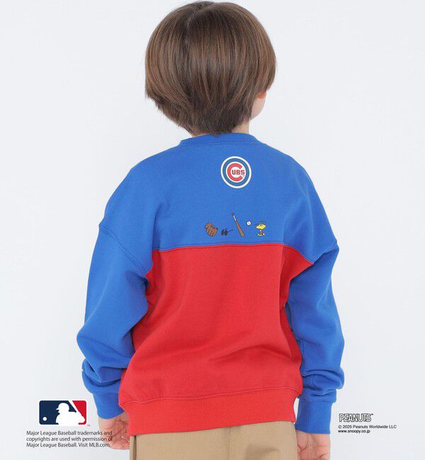 SHIPS KIDS「SHIPS KIDS:100～125cm / PEANUTS&times;MLB プリント スウェット」|スウェット・ジャージ|