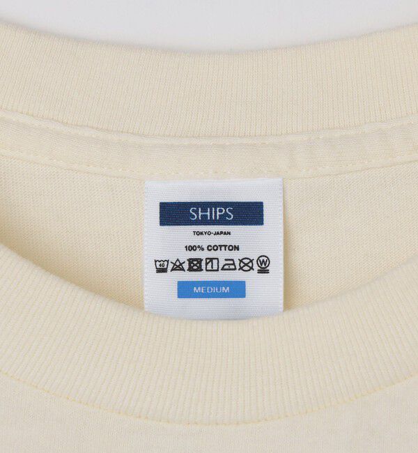 SHIPS「【WEB限定】SHIPS: マイクロ ワッペン フェード Tシャツ」|Tシャツ・カットソー|