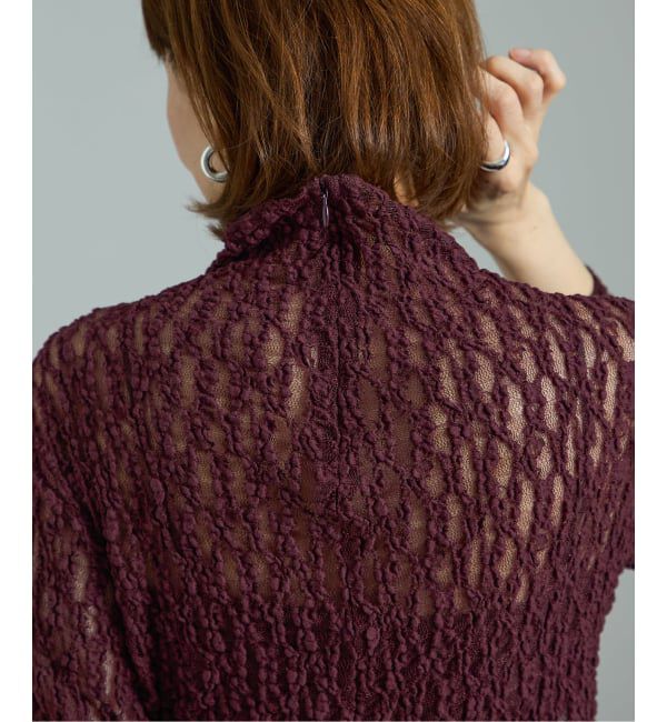 VERMEIL par iena「stretch lace プルオーバー」|シャツ・ブラウス|