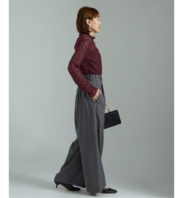VERMEIL par iena「stretch lace プルオーバー」|シャツ・ブラウス|