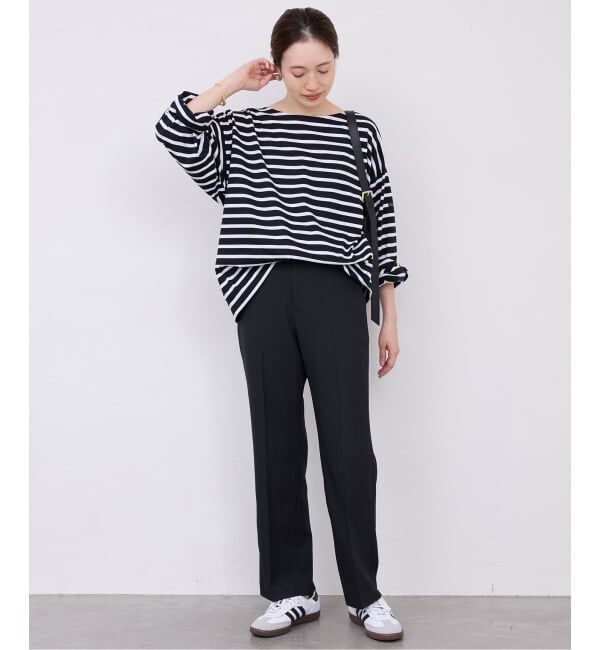 SLOBE IENA「《セットアップ対応可/3サイズ展開》ウォッシャブルツイルストレートパンツ」|その他|