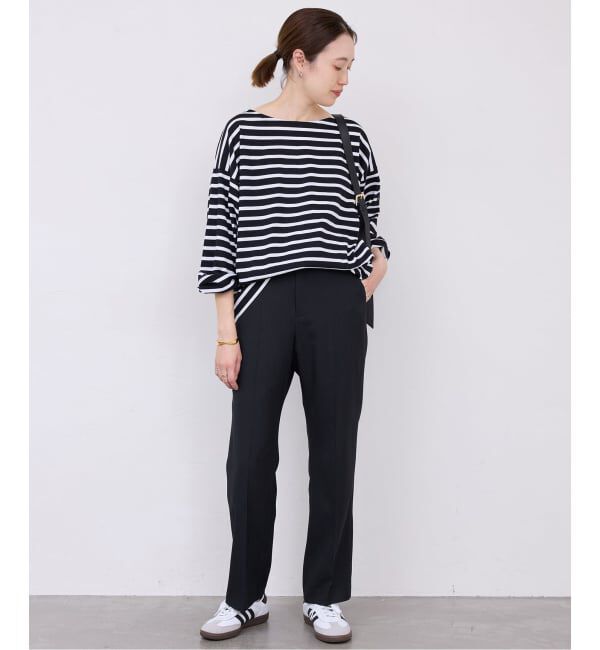 SLOBE IENA「《セットアップ対応可/3サイズ展開》ウォッシャブルツイルストレートパンツ」|その他|