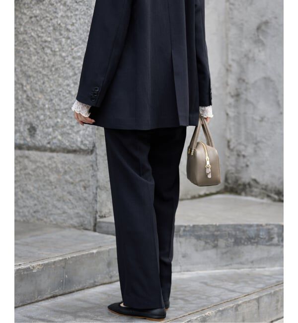 SLOBE IENA「《セットアップ対応可/3サイズ展開》ウォッシャブルツイルストレートパンツ」|その他|
