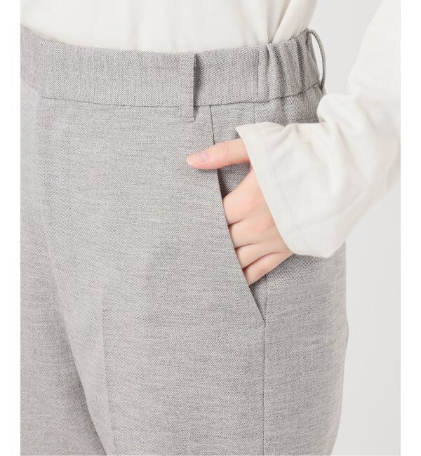 SLOBE IENA「《セットアップ対応可/3サイズ展開》ウォッシャブルツイルストレートパンツ」|その他|