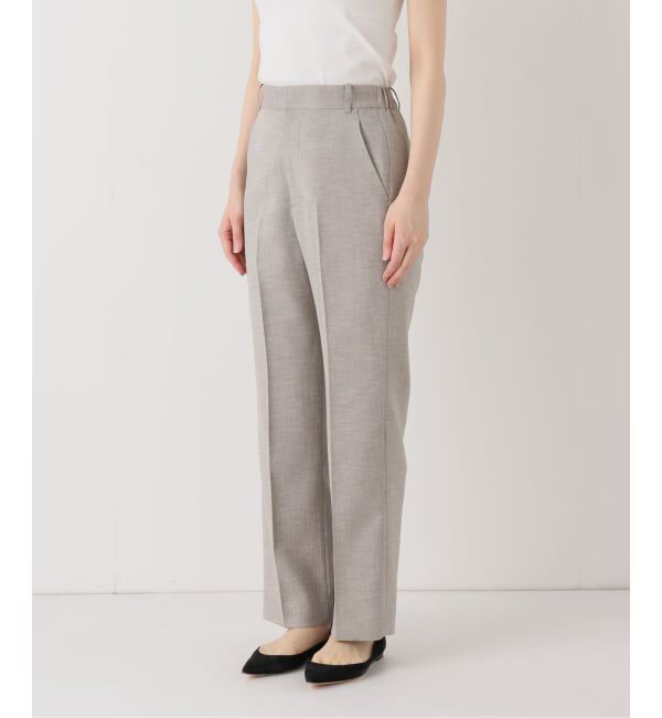 SLOBE IENA「《セットアップ対応可/3サイズ展開》ウォッシャブルツイルストレートパンツ」|その他|