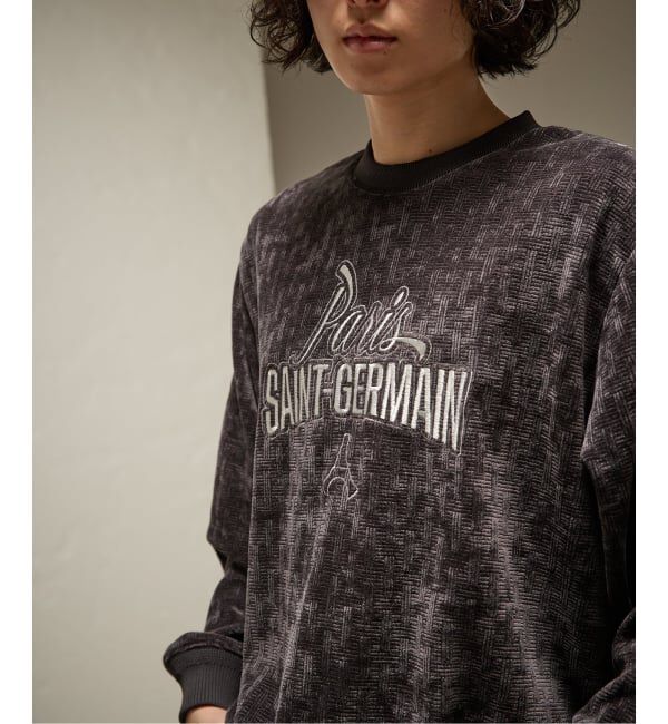 Paris Saint-Germain「【Paris Saint-Germain / パリ・サン＝ジェルマン】  JP Velour Texture Crew」|スウェット・ジャージ|