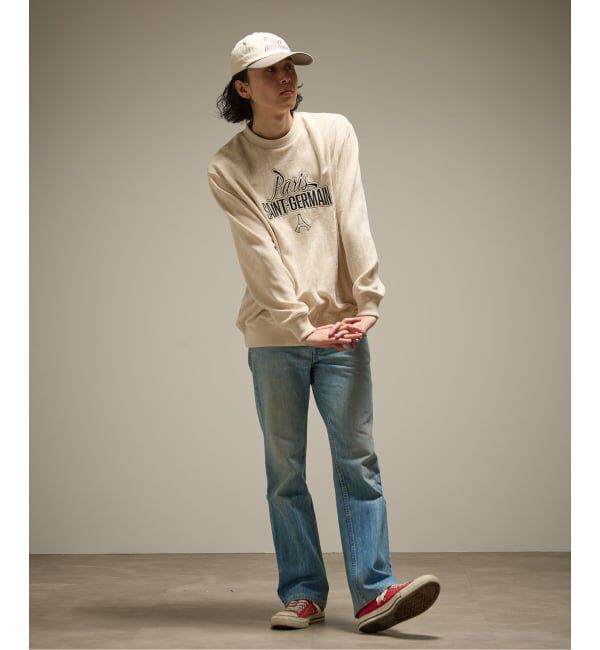 Paris Saint-Germain「【Paris Saint-Germain / パリ・サン＝ジェルマン】  JP Velour Texture Crew」|スウェット・ジャージ|