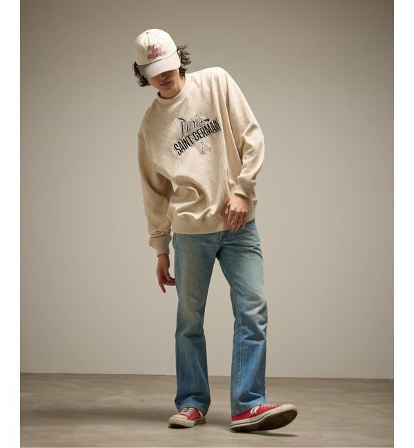 Paris Saint-Germain「【Paris Saint-Germain / パリ・サン＝ジェルマン】  JP Velour Texture Crew」|スウェット・ジャージ|