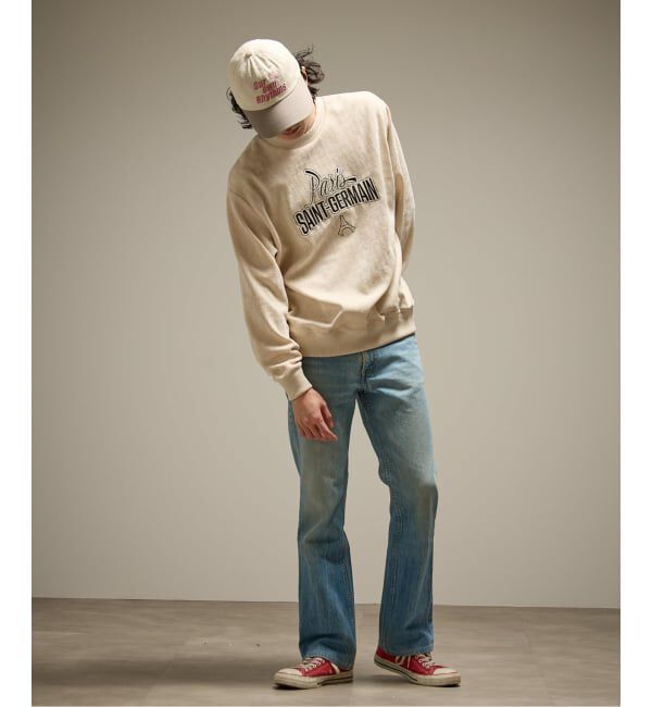 Paris Saint-Germain「【Paris Saint-Germain / パリ・サン＝ジェルマン】  JP Velour Texture Crew」|スウェット・ジャージ|