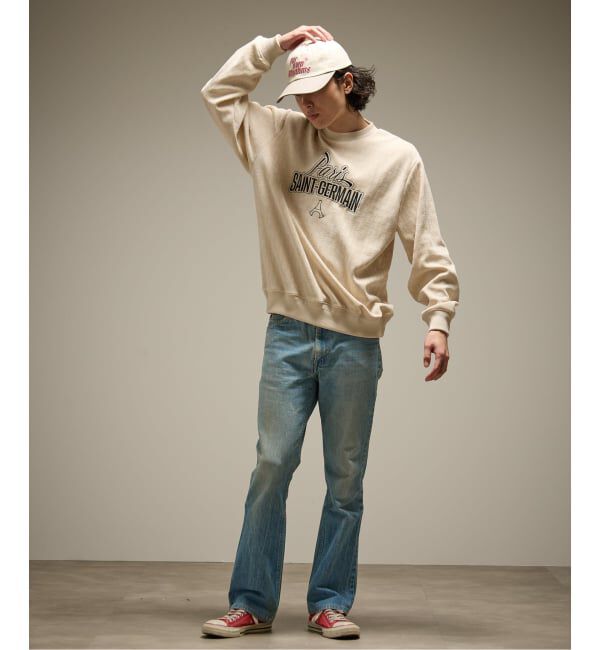 Paris Saint-Germain「【Paris Saint-Germain / パリ・サン＝ジェルマン】  JP Velour Texture Crew」|スウェット・ジャージ|